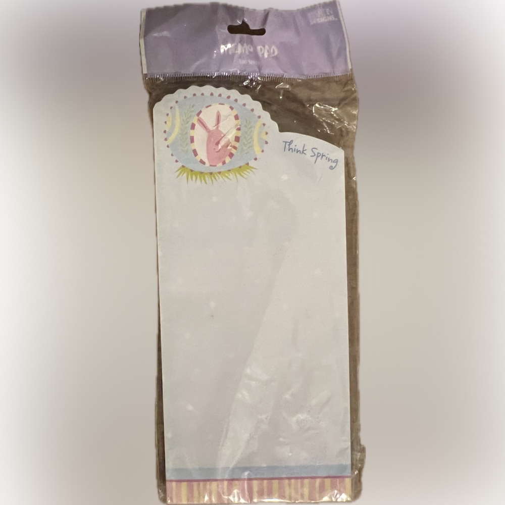 🍄New Think Spring Magnetic Fridge Notepad List Pad Organization Office 100 Sheet